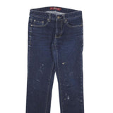 DICKIES Womens Slim Blue Denim Jeans W28 L29 Zip Cotton Blend Casual Wear