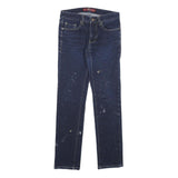 DICKIES Womens Slim Blue Denim Jeans W28 L29 Zip Cotton Blend Casual Wear