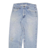 CARHARTT Mens Jeans Blue Relaxed Straight Denim Light Wash W34 L32 Casual
