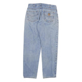 CARHARTT Mens Jeans Blue Relaxed Straight Denim Light Wash W34 L32 Casual