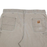 CARHARTT Mens Shorts Beige Casual XL W40 Durable Cotton Blend Workwear