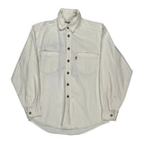 Levis Denim Shirt - Medium White Cotton