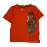 Age 5 Carhartt Graphic T-Shirt - Small Orange Cotton