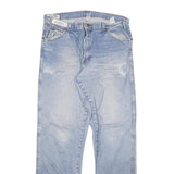 DICKIES Mens Jeans Blue Regular Straight Denim Light W34 L34 Casual Workwear