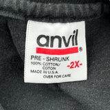 Eye On Survival Anvil Single Stitch Long Sleeve T-Shirt - 2XL Black Cotton