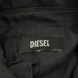 Diesel Jacket - Large Black Cotton