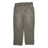 Carhartt Carpenter Trousers - 38W 30L Grey Cotton