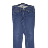 LEVI'S Womens Slim Blue Denim Jeans W31 L31 Stretch Cotton Blend Zip