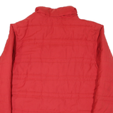 ADIDAS Mens Red Davenport University Soccer Zip Jacket L Polyester Blend Plain