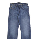 LEVI'S 505 Mens Jeans Blue Regular Straight Denim Medium W32 L32 Classic Zip