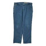 Carhartt Carpenter Trousers - 38W 34L Blue Cotton