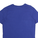 NIKE Mens Blue L T-Shirt Short Sleeve Crew Neck Cotton Sport Casual