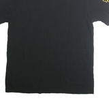 DIESEL Mens Black Graphic T-Shirt M Short Sleeve Crew Neck Casual Streetwear
