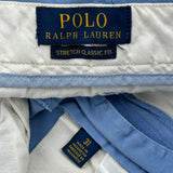 Polo By Ralph Lauren Chino Shorts - 32W 8L Blue Cotton