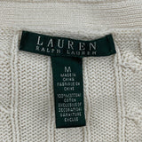Ralph Lauren Sweater - Medium Cream Cotton