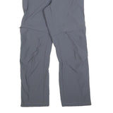 MAIER Womens Polyester Blend Blue Regular Zip Convertible Trousers W26 L28