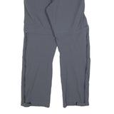 MAIER Womens Polyester Blend Blue Regular Zip Convertible Trousers W26 L28