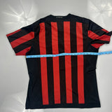 2015-16 Ac Milan Adidas Home Football Shirt - Large Black Polyester