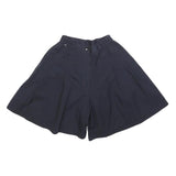 Womens Navy Blue Casual Shorts XXS W22 Cotton Blend Relaxed Fit