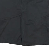 DICKIES Mens Black Cargo Cotton Blend Shorts XL W36 Workwear Casual Pockets