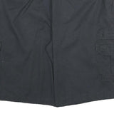DICKIES Mens Black Cargo Cotton Blend Shorts XL W36 Workwear Casual Pockets
