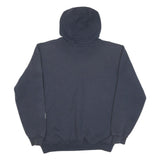 CARHARTT Mens Navy Blue Hoodie M Cotton Blend Pullover Logo Print