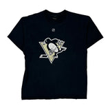 Pittsburgh Penguins Reebok Nhl T-Shirt - Large Black Cotton