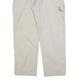 CARHARTT Mens Cotton Beige Relaxed Straight Trousers W40 L34 Workwear Casual Zip