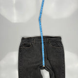 501 Levis Jeans - 33W 29L Gray Denim