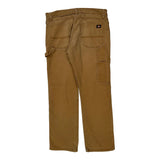 Dickies Carpenter Pants - 32W 30L Brown Cotton Blend