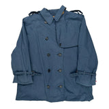 Burberry Trench Coat - XL Blue Cotton