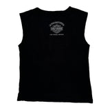 Las Vegas, Nevada Harley Davidson Studded Vest - Large Black Cotton
