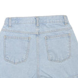 Womens Light Blue Denim Casual Shorts M W26 Cotton Blend Soft Comfort