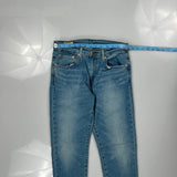 Levis Skinny Jeans - 28W UK 8 Blue Denim