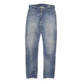 LEVI'S Mens Slim Blue Denim Stone Wash Jeans W28 L33 Stylish Casual