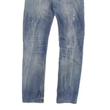 LEVI'S Mens Slim Blue Denim Stone Wash Jeans W28 L33 Stylish Casual