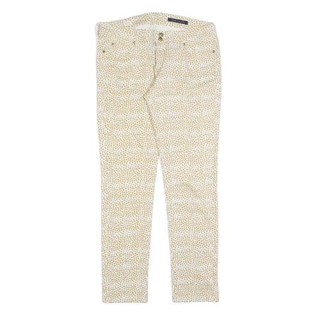 TOMMY HILFIGER Womens Jeans Beige Slim Skinny Cotton Blend W32 L30 Stylish