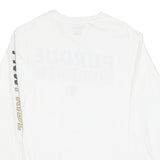 CHAMPION Mens White Purdue Northwest Long Sleeve Crew Neck T-Shirt M