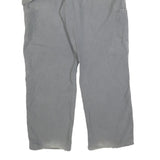 CARHARTT Mens Cotton Blend Grey Regular Fit Straight Leg Trousers W36 L32