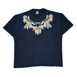 Cal Cru T-Shirt - 2XL Navy Cotton