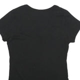 CHASE AUTHENTICS Womens Black Jimmie Johnson Graphic T-Shirt L V-Neck Cotton