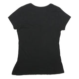CHASE AUTHENTICS Womens Black Jimmie Johnson Graphic T-Shirt L V-Neck Cotton