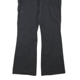 DICKIES Womens Cotton Blend Black Regular Bootcut Trousers W34 L30 Casual