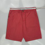 Tommy Hilfiger Chino Shorts - 35W 9L Red Cotton