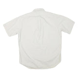 RALPH LAUREN Mens White Short Sleeve Button Down Collar Shirt M Classic Polo