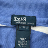 Age 10 Polo By Ralph Lauren Polo Shirt - Medium Blue Cotton