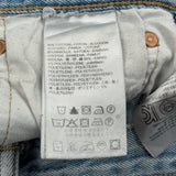 Levis 501 Jeans - 34W 30L Light Wash Cotton