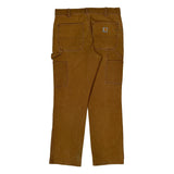 Carhartt Carpenter Pants - 32W 31L Brown Cotton