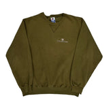 Champion Sweatshirt - Large Green Cotton