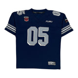 Fubu Football Jersey - 2XL Blue Polyester